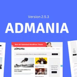 Admania Adsense Theme With Gutenberg