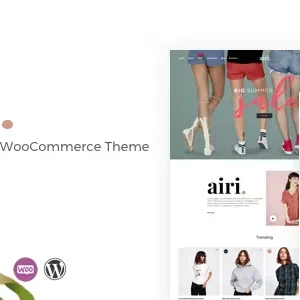 Airi Clean Minimal Woocommerce Theme