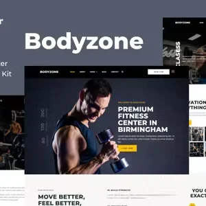 Bodyzone Gym Elementor Template Kit