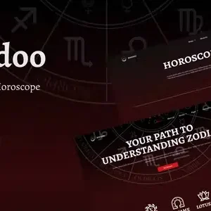 Boodoo Astrology and Horoscope Elementor Template Kit