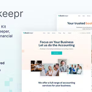BookKeepr Accounting Elementor Template Kit