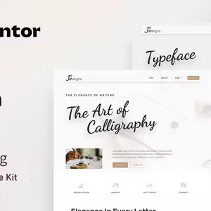 Caligra Calligraphy Elementor Template Kit