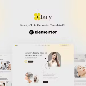 Clary Beauty Clinic Elementor Template Kit