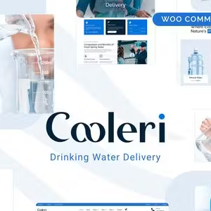 Cooleri Drinking Water Delivery Elementor Pro Kit