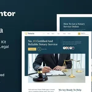 Notaria Legal Services Elementor Template Kit