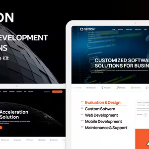 Orizon Software Elementor Template Kit