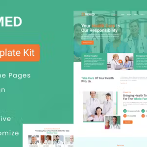 Remed Medical Elementor Template Kit