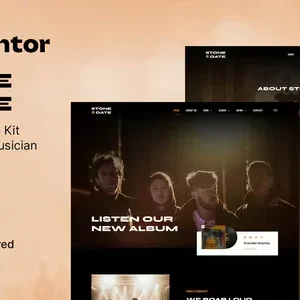 Stonegate Music Band Elementor Template Kit