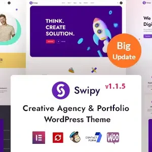 Swipy Creative Agency WordPress Theme