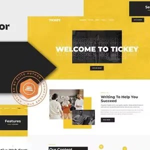 Tickey Content Copywriting Elementor Template Kit