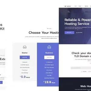 TopHost Web Hosting Elementor Template Kit