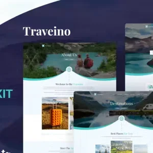 Traveino Travel Agency Elementor Template Kit