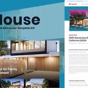 UHouse Real Estate Elementor Template Kit