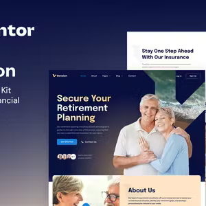 Vension Retirement Elementor Template Kit