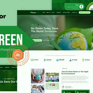 Zona Green NGOs Environmental Protection Elementor Kit